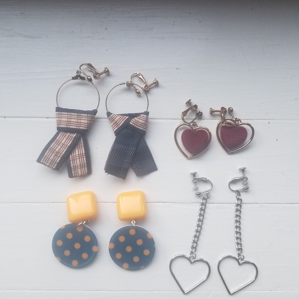 🐰Used Earring Clip Lot